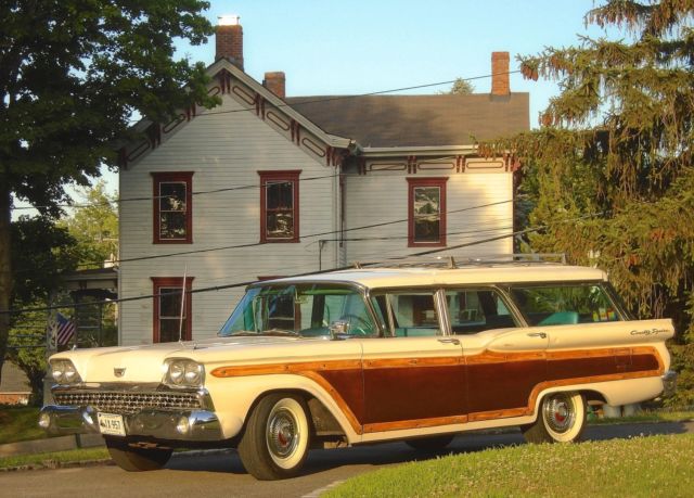 1959 Ford Country Squire Woody Wagon 9 Pass Factory Fully Loaded Low Mileage - photo 8