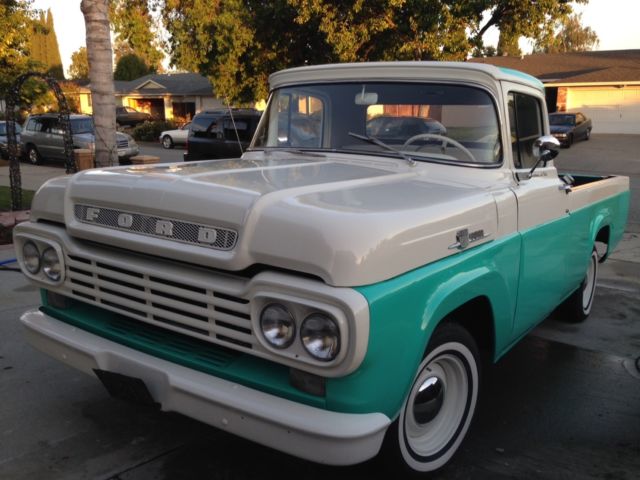1959 Ford F-100 custom cab, super clean and ready for shows.your gain my loss. 1959 Ford F-100 Pickup