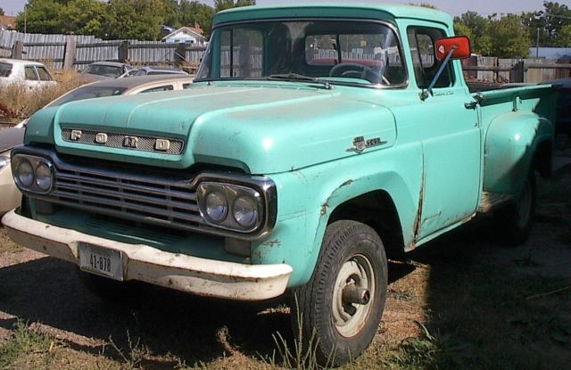 1959 Ford F100 4 Wheel Drive Truck Barn Find 1959 Ford F-100