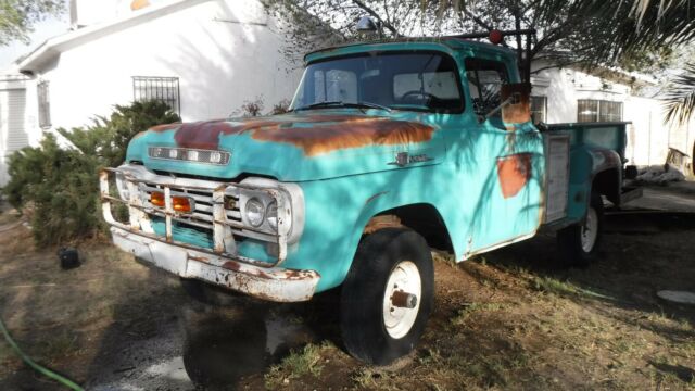 1959 FORD F100 4X4 FROM DRY NEW MEXICO ALL ORIGINAL COOL PATINA 1957 1958 1959 Ford F-100 4X4