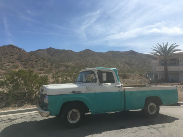 1959 Ford f100 Custom Cab 223 Six 34K miles One Owner 1959 Ford F-100 Custom Cab