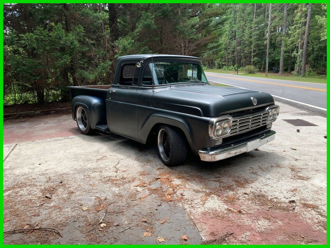 1959 Ford F100 Custom Cab V8 Stepside Short Bed on Pirelli Tires American Steel 1959 Ford F-100 Stepside Shortbed All Steel