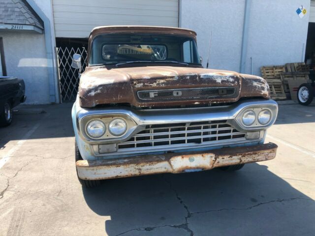 1959 FORD F100 PICKUP HARLEY DAVIDSON PINSTRIPE SHOP TRUCK CHOPPER BOBBER 1959 Ford F-100