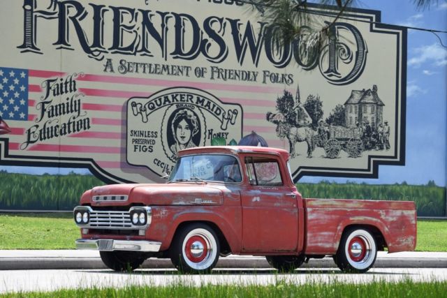 1959 Ford F100 Rat Rod "Red Headed Step Child" 1959 Ford F-100