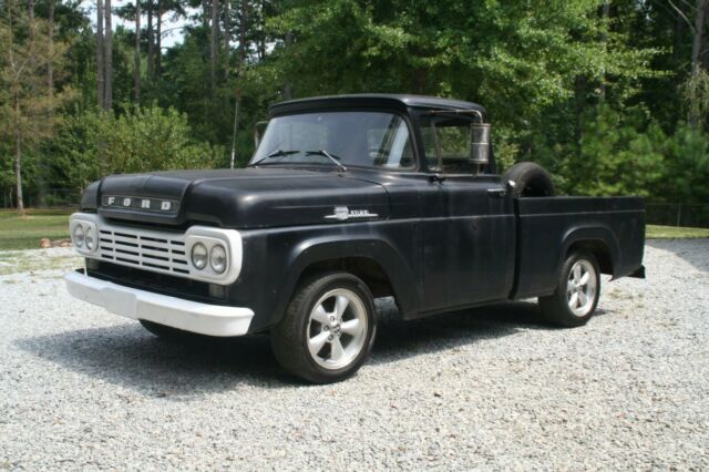 1959 Ford F100 Short Bed - With The Optional - 292 Y Block V8 . 1959 Ford F-100 F100
