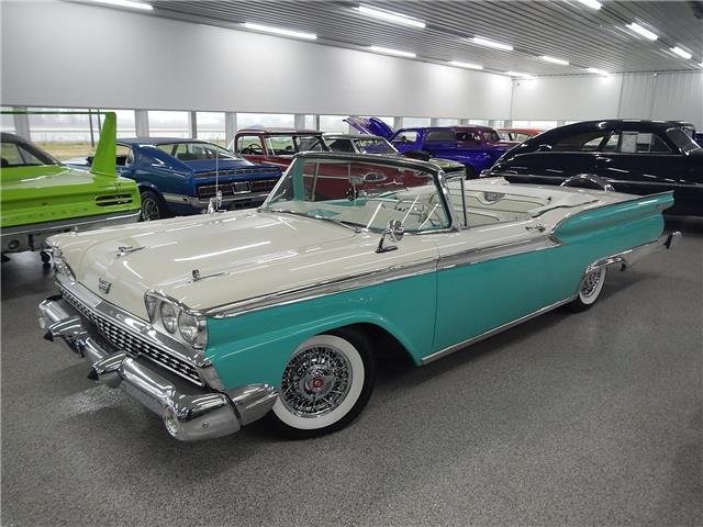 1959 Ford Fairlane convertible 0 Indian Turquoise/colonial 292 Automatic 1959 Ford Fairlane convertible
