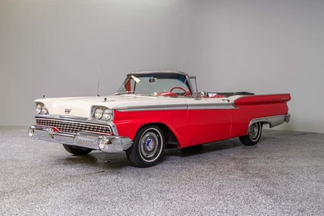 1959 Ford Galaxie 500 Convertible 19458 Miles Red Convertible 352 ci 3-Spd Auto 1959 Ford Galaxie Convertible