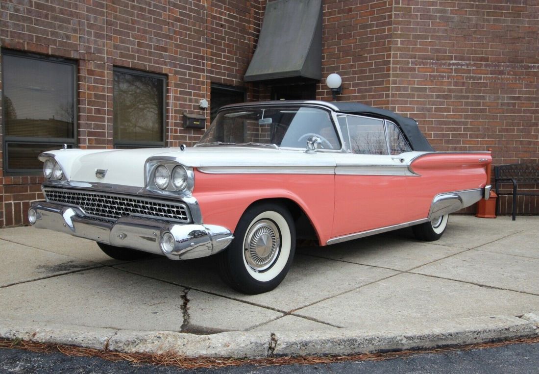 1959 Ford Galaxie 500 Convertible - Sunliner - Fairlane - 352 Manual - Arizona 1959 Ford Galaxie 500 Convertible - 352