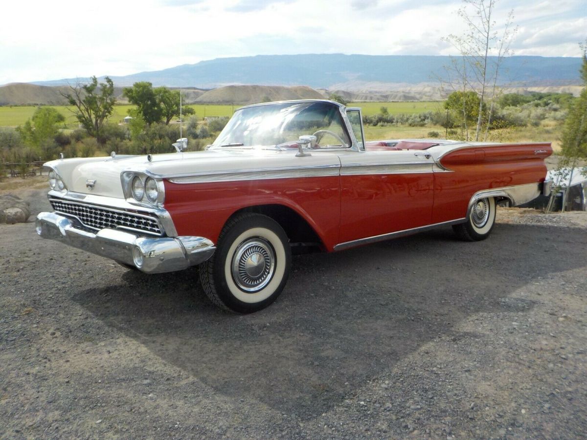 1959 Ford Galaxie Skyliner Convertible 352 CID V8 3 Speed Cruise-O-Matic 1959 Ford Galaxie