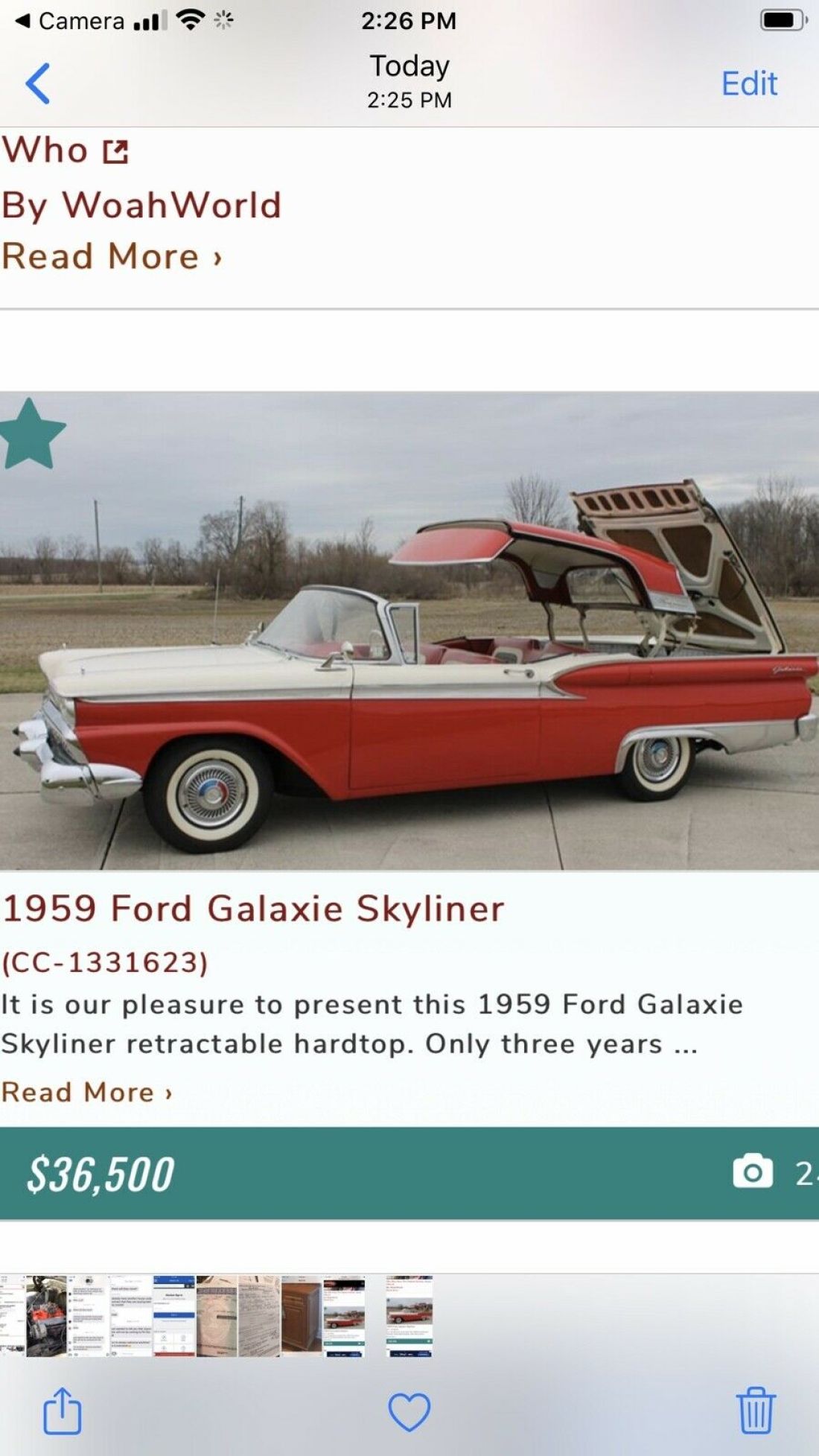 1959 Ford Galaxie Skyliner retractable hardtop - photo 13