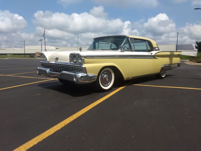 1959 FORD GALAXIE SKYLINER RETRACTABLE, 332 V/8, FACTORY FORD A/C, OLDER RESTO!! 1959 Ford Galaxie BASE