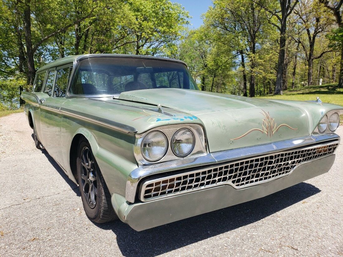1959 Ford ranch wagon Wagon Green RWD Automatic 2dr 1959 Ford ranch wagon 2dr