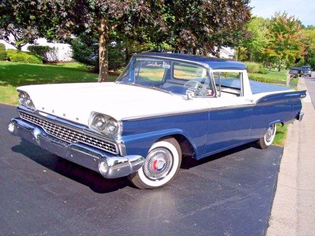 1959 FORD RANCHERO -3 YEAR RESTORATION-FANTASTIC LOOKING AND RUNNING V-8 AUTO 1959 Ford Ranchero DELUXE