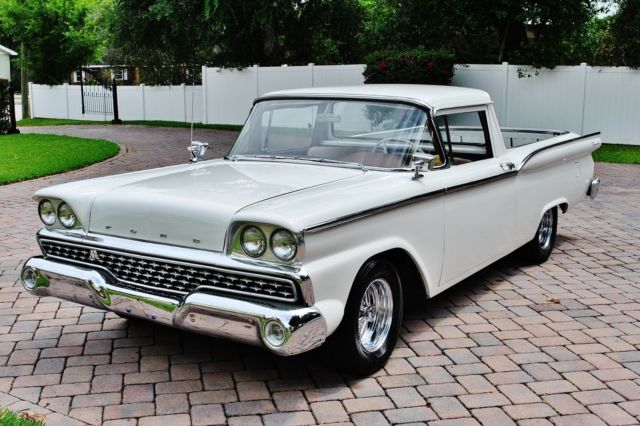 1959 ford ranchero sweet classic Drives Amazing Headers Dual Exhaust New Wheels 1959 Ford Ranchero Excellent Restoration 'C' Code 292 V8 Manual