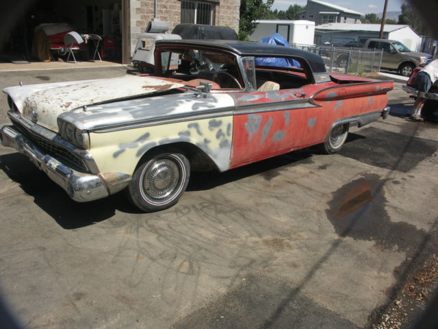 1959 Ford Skyliner Galaxy 500 Retractable Hardtop/ Convertible Terrific Project! 1959 Ford Galaxie