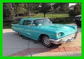 1959 Ford Thunderbird 8 Cylinder Gas Engine 3-Speed Auto RWD Leather AM Radio 1959 Ford Thunderbird