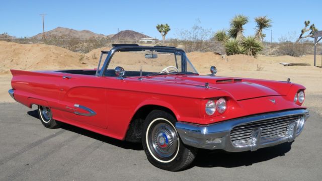1959 FORD THUNDERBIRD CONVERTIBLE 69,778 ORIGINAL MILES, RARE "H" CODE 352 300HP 1959 Ford Thunderbird Convertible 69k Original Miles, Rare 352ci V8 !!!