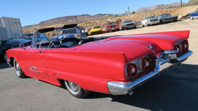 1959 Ford Thunderbird Convertible 69k Original Miles, Rare 352ci V8 !!! - photo 4