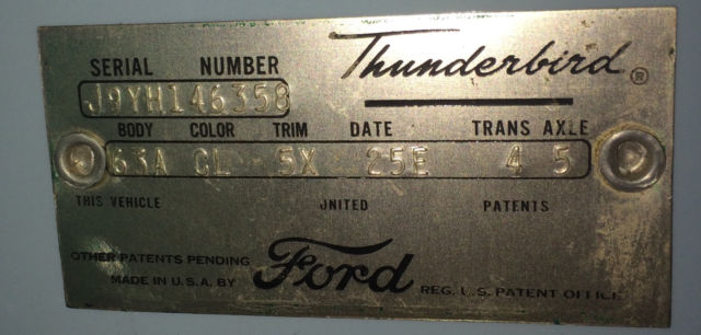 1959 Ford Thunderbird J-Code - photo 11
