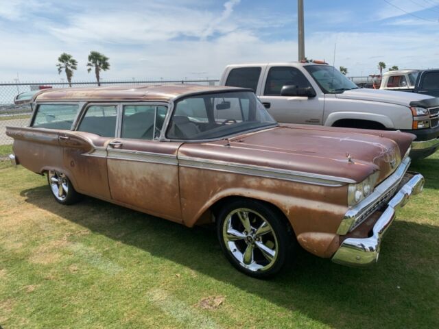 1959 FORD TOWN COUNTRY WAGON PATINA V8 4.6l FUEL INJECTED MOTOR NO RESERVE 1959 Ford TOWN COUNTRY