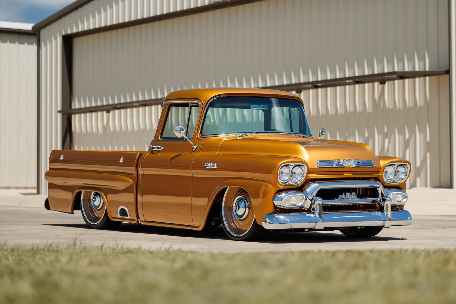 1959 GMC 100 Custom Pickup 'Old Gold' LS3 Restomod - photo 5
