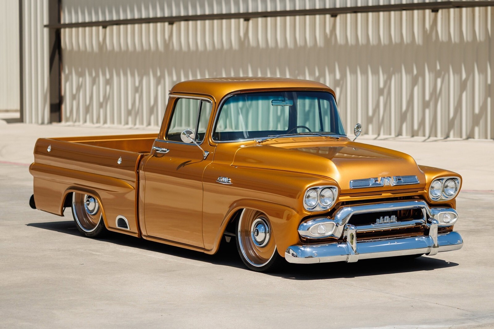 1959 GMC 100 Custom Pickup 'Old Gold' LS3 Restomod - photo 6
