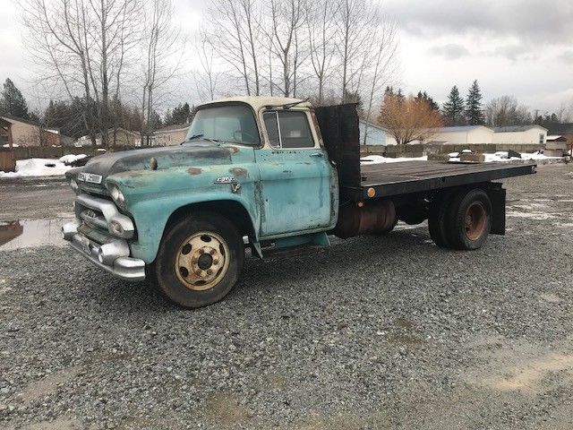 1959 GMC 370 Series Flatbed 336 Pontiac V8 - photo 3