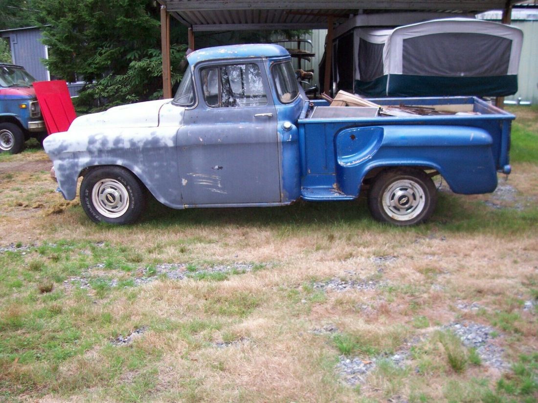 1959 GMC shortbed big back window project like apache fleetside 1959 Chevrolet Other Pickups