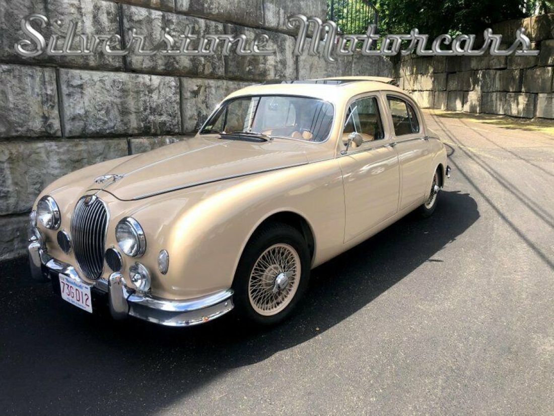1959 Golden Sand Connolly Interior Very Rare Webasto Sunroof 1959 Jaguar Mark I