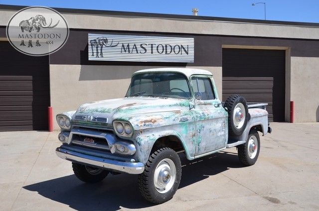 1959 Green Red Wood Forestry Truck 1959 GMC NAPCO PICK UP 4X4 NAPCO GMC Truck 4x4