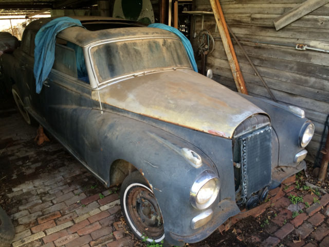 1959 Mercedes 300d, Adenauer, Needs Restoration, Sunroof, Leather, Texas Car 1959 Mercedes-Benz 300-Series