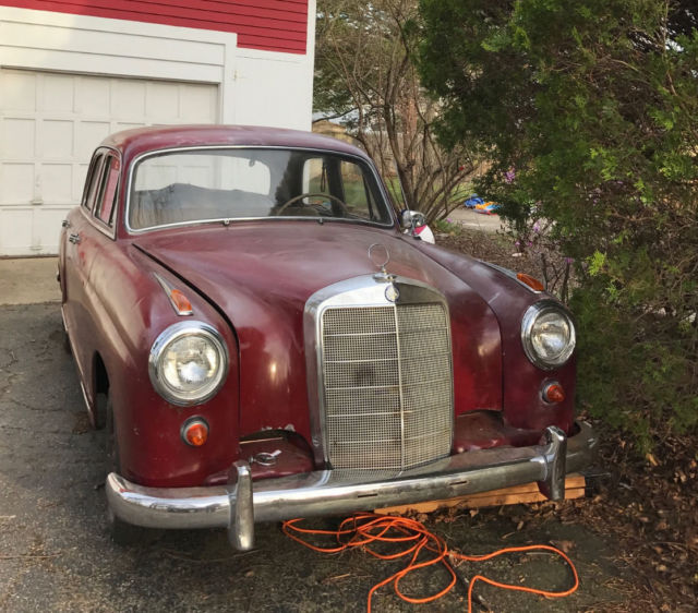 1959 Mercedes Benz 219 Ponton 6 cyl Hydrak Rare Runs 1959 Mercedes-Benz 200-Series base