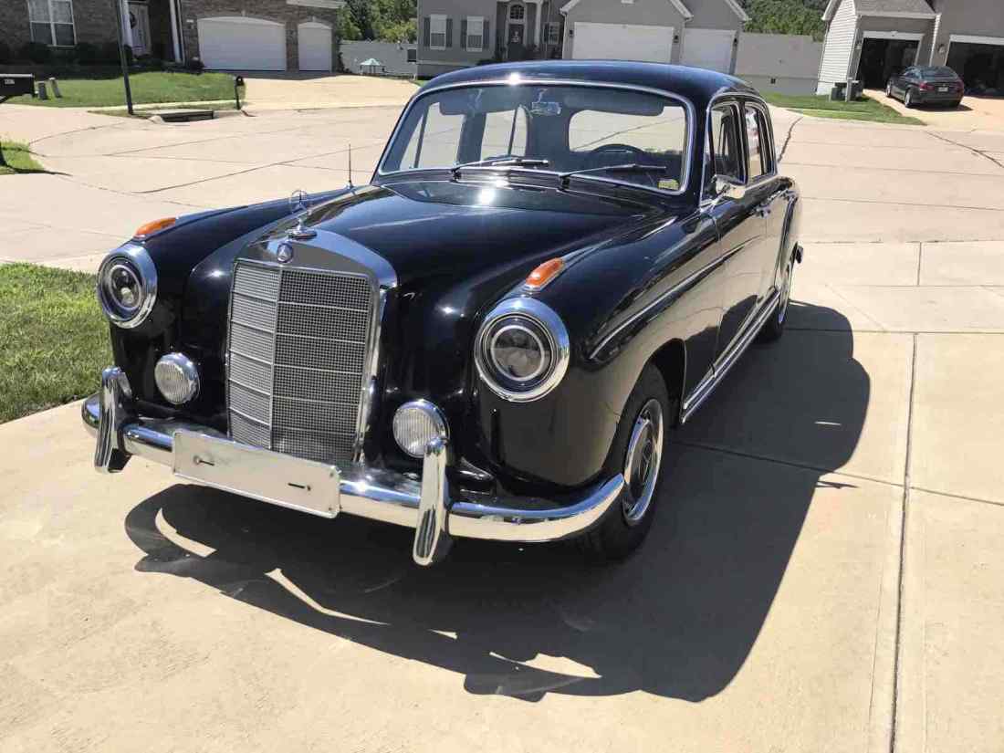 1959 Mercedes-Benz 220SE Sedan Black RWD Manual 1959 Mercedes-Benz 220SE