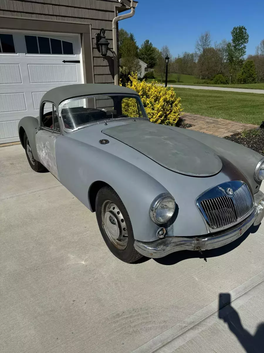 1959 MG MGA Coupe Grey 1959 MG MGA