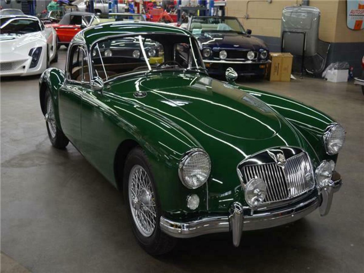 1959 MG MGA Coupe1500 71k Miles British Racing Green/Tan Documented RESTORATION 1959 MG MGA Coupe 1500