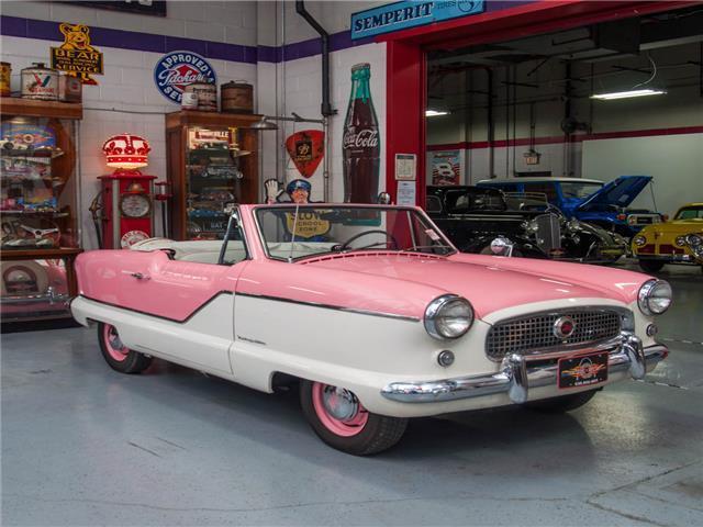 1959 Nash Metro Convertible, Series IV, Pink over White!! 1959 Nash Metropolitan Convertible