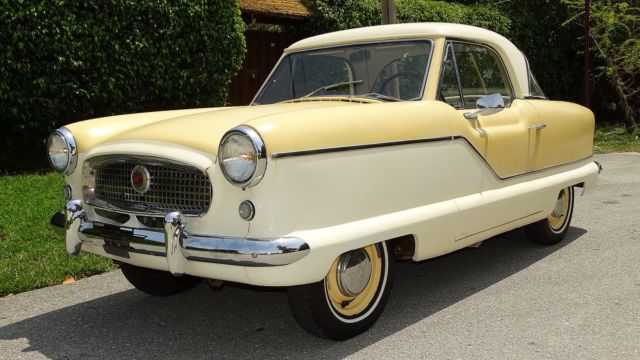 1959 NASH METROPOLITAN IN MOSTLY ALL ORIGINAL WITH ONE REPAINT RUNS AND DRIVES 1959 Nash METROPOLITAN FACTORY