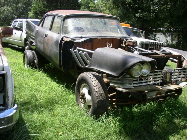 1959 Plymouth Belvedere on 1979 Dodge Dually truck frame 1959 Plymouth Belvedere