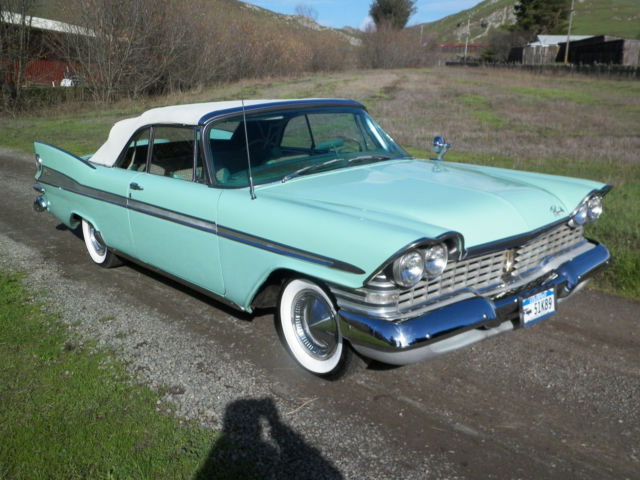 1959 Plymouth Sport Fury Convertible 1959 Plymouth Fury Convertible