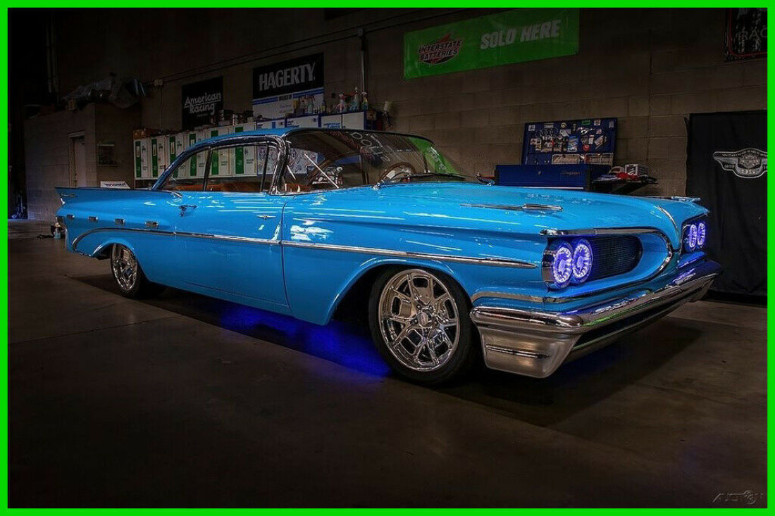 1959 Pontiac Bonneville Coupe 495HP New GM Hot Cam Auto A/C Kenwood Nav BU Cam 1959 Pontiac Bonneville