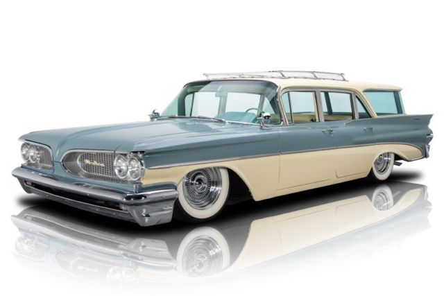 1959 Pontiac Catalina Safari Wagon Castle Blue Station Wagon 389 V8 1959 Pontiac Catalina Safari Wagon