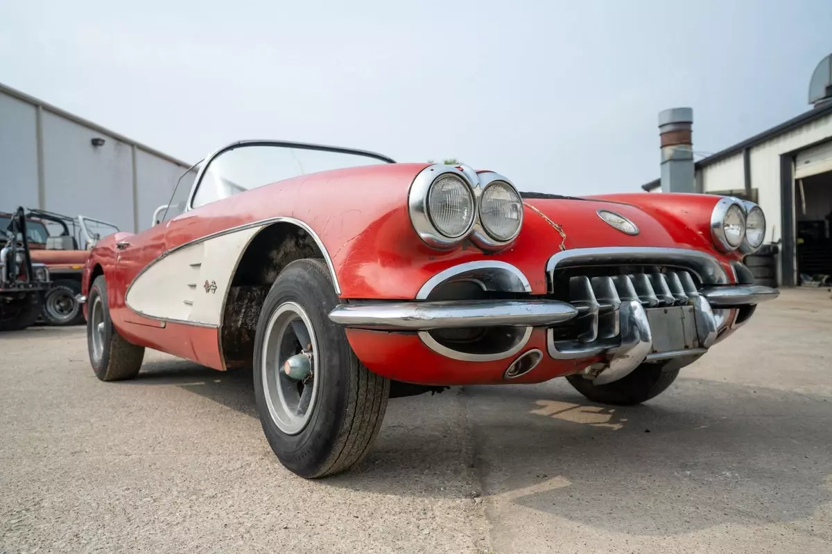 1959 Red Corvette Convertible! Project Corvette 1959 Chevrolet Corvette Convertible - SCROLL DOWN FOR ENTIRE PHOTO GALLERY