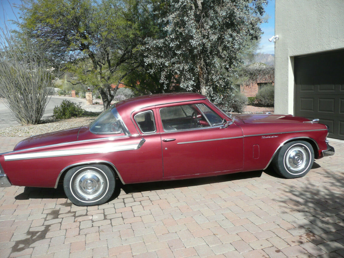 1959 Studebaker Silver Hawk leather seating area vinyl trim - photo 3