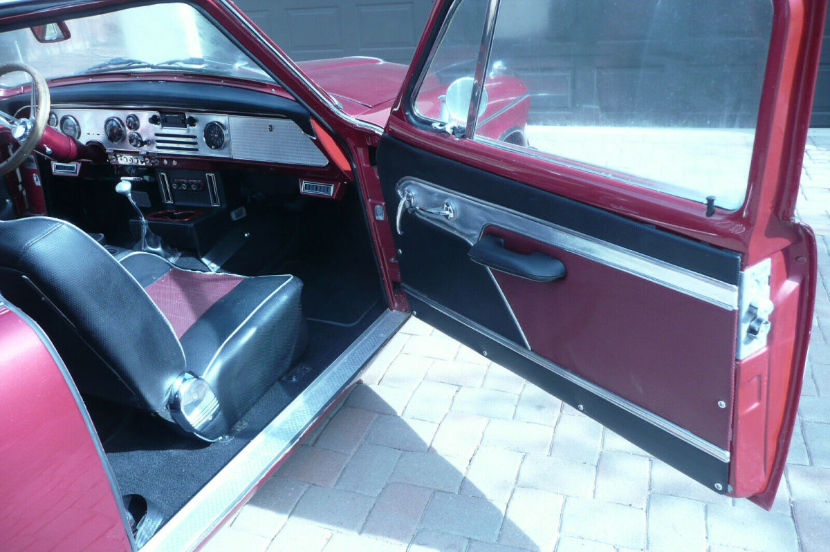 1959 Studebaker Silver Hawk leather seating area vinyl trim - photo 6