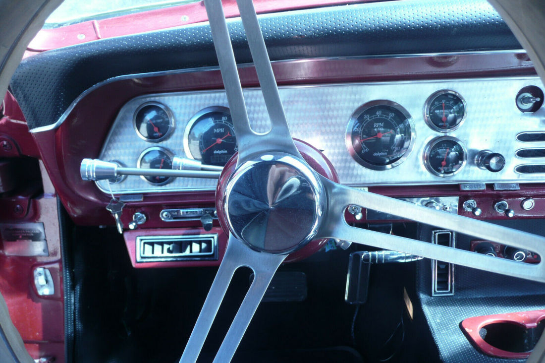 1959 Studebaker Silver Hawk leather seating area vinyl trim - photo 7