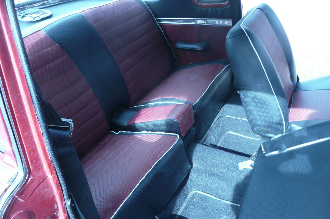 1959 Studebaker Silver Hawk leather seating area vinyl trim - photo 9