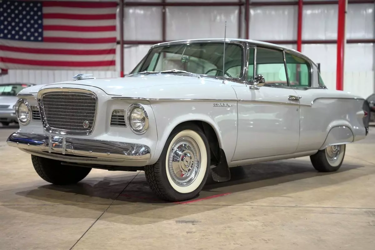 1959 Studebaker Lark Deluxe 67431 Miles White Coupe 170ci 6cyl 1959 Studebaker Lark Deluxe