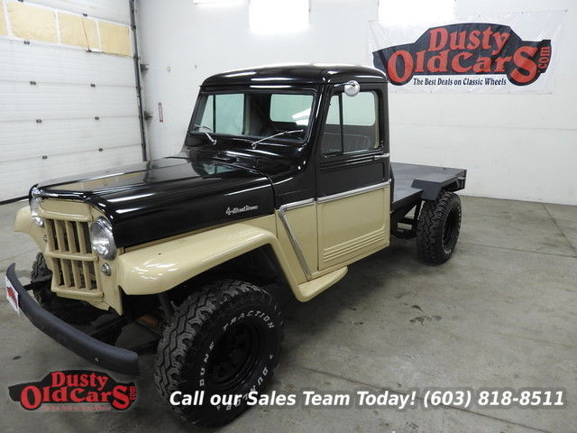 1959 Tan Runs Drives Body Int VGood 226 I6 3spd! 1959 Willys Pickup Runs Drives Body Int VGood 226 I6 3spd