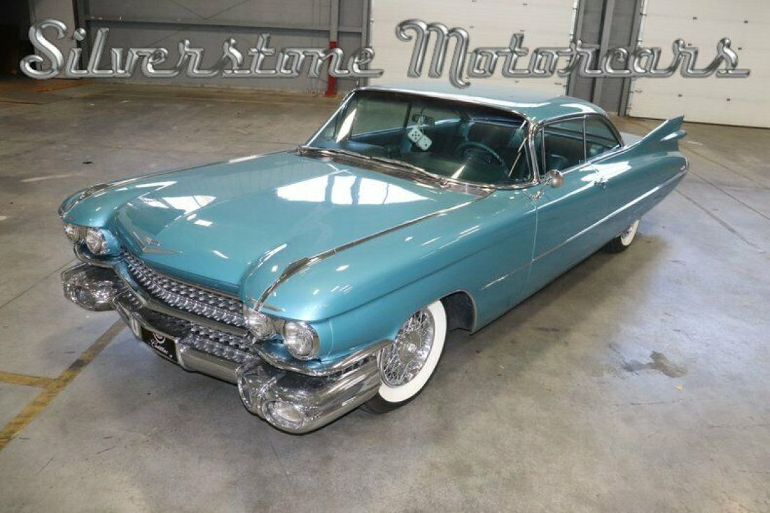 1959 Teal Blue Original Fully Optioned Survivor Great Driver 1959 Cadillac Coupe DeVille Series 6300