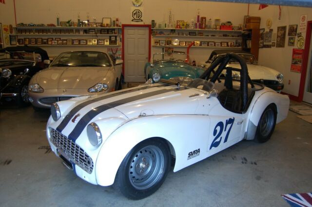 1959 TR3 Vintage Race Car with Extra parts and Extra Race Engine 1959 Triumph TR3 Vintage Race Car